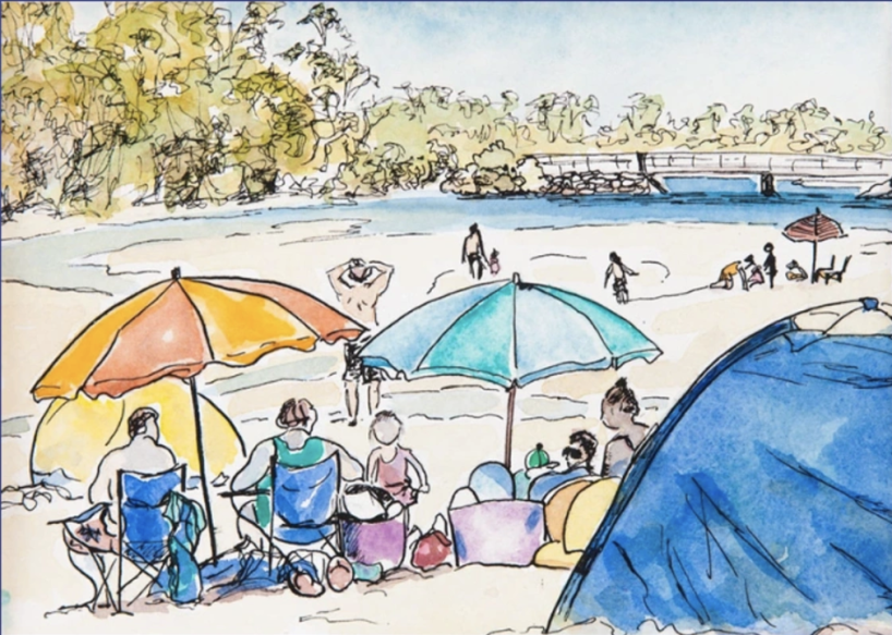Artist Jenny McIntosh teaches adventures in pen and watercolour