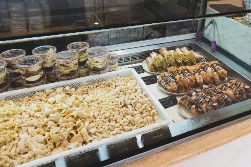 House made pasta and desserts at Pasta Buoy in Huskisson