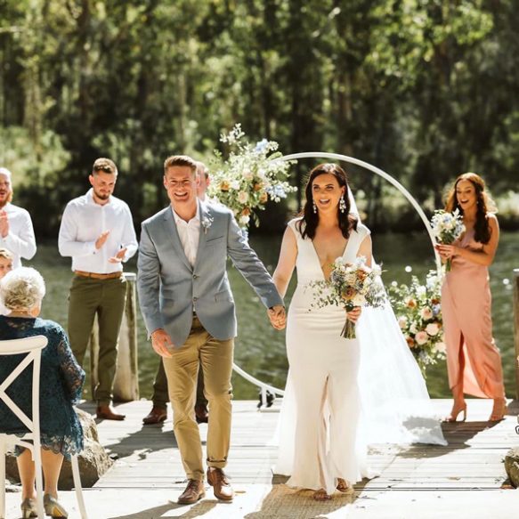 Lush bushland and river views are perfect for events at Bewong River Retreat