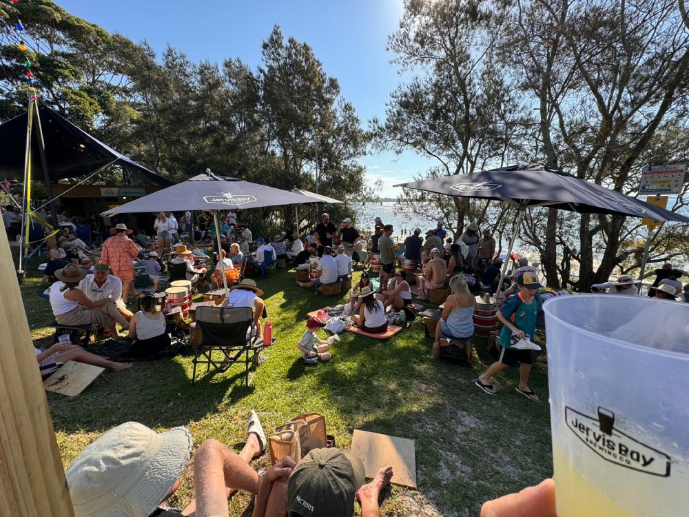 Bands on the Bay hosted by Jervis Bay Brewing Co and Vincentia Sailing Club. Photo via Facebook
