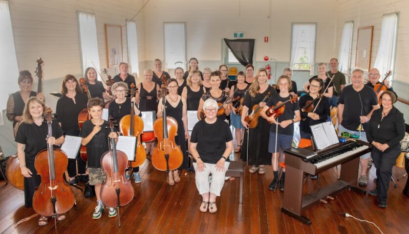 The members of community orchestra, MUSO, led by Fiona Thompson, have been rehearsing for two concerts in August.
