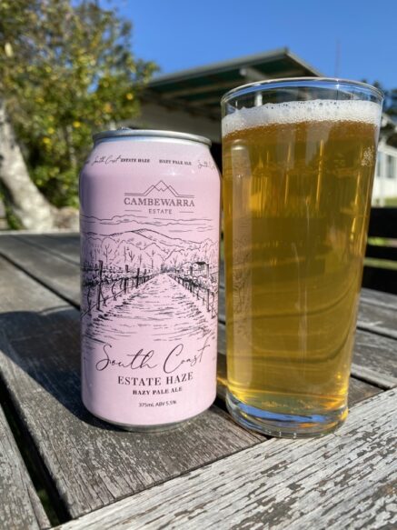 Estate brewed beer at Cambewarra Winery in Bangalee. Image supplied