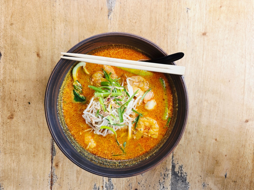 Traditional Malaysian laksa at AK Dragon in Huskisson. Photo: Narrell Tabone.