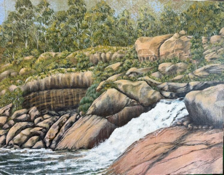 Liz Skewes has a new exhibition, A Quiet Reflection, at Cambewarra Estate throughout August.