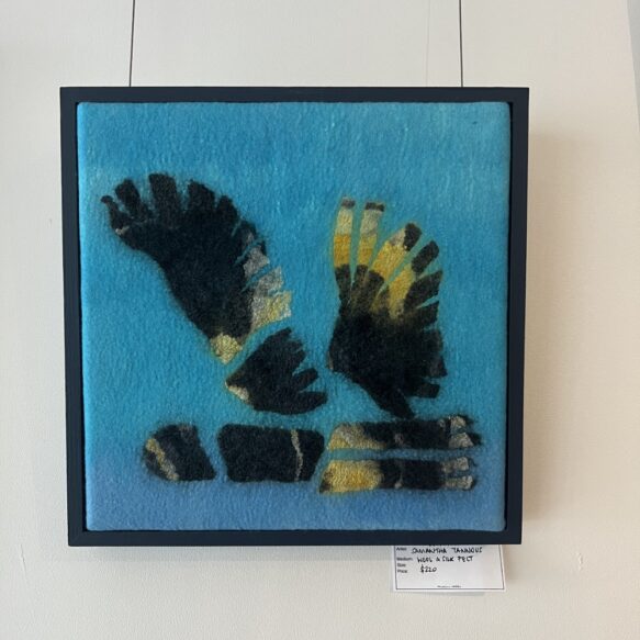 Learn how to felt wool and silk into a "painting" with local artist Samantha Tannous at a workshop in Vincentia.