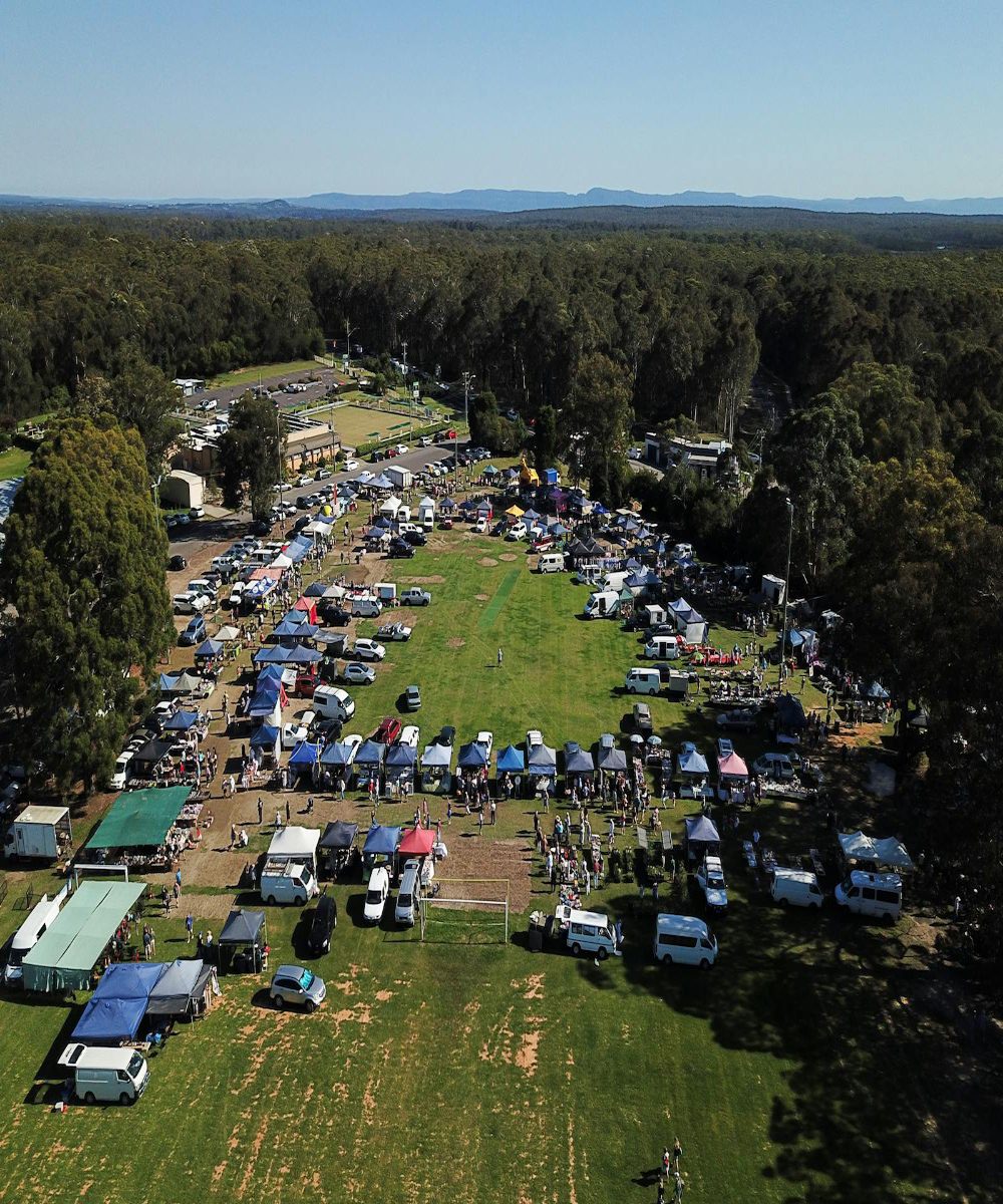 Huskisson markets is on the 2nd Sunday of the month in the sports fields.