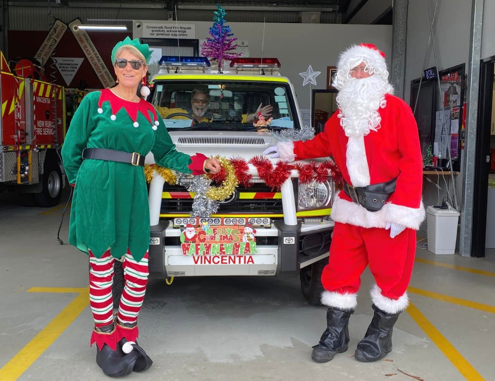 It's time for the annual Santa Run from the Vincentia Brigade of the NSW RFS.