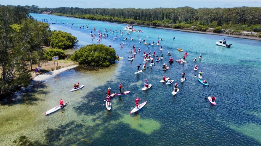 The 8th annual Sussex Inlet Santa Paddle is on this weekend.
