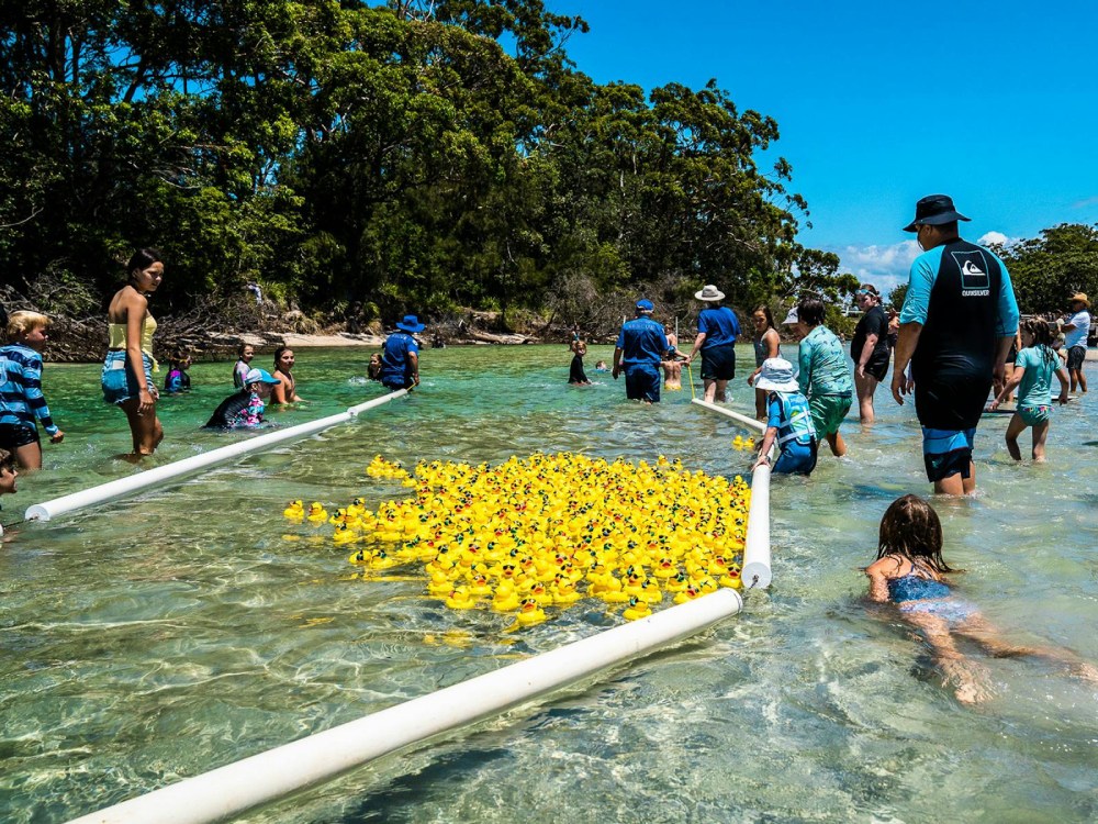 The annual Duck Derby raising funds for Marine Rescue Jervis Bay is on 26 January at Moona Moona Creek.