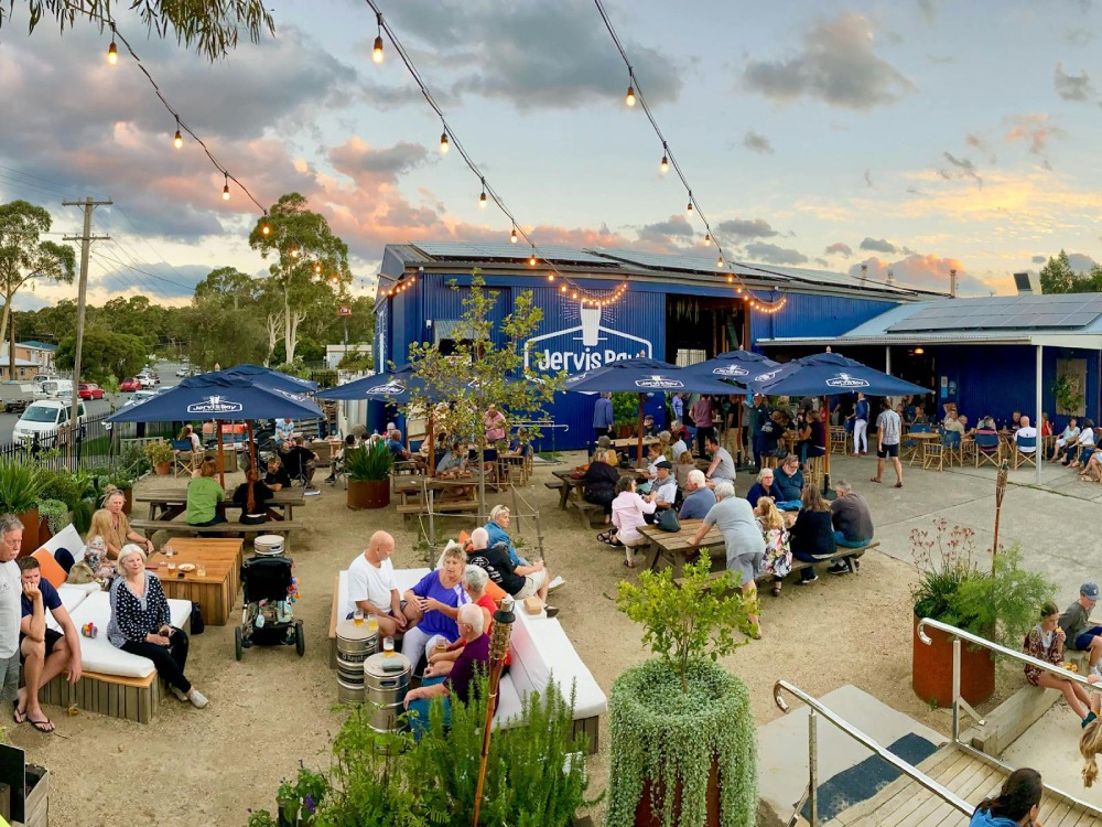Jervis Bay Brewing Co, home to Sunday Sessions live music, comedy nights and soon, the opening night of the Jervis Bay Portrait Prize.