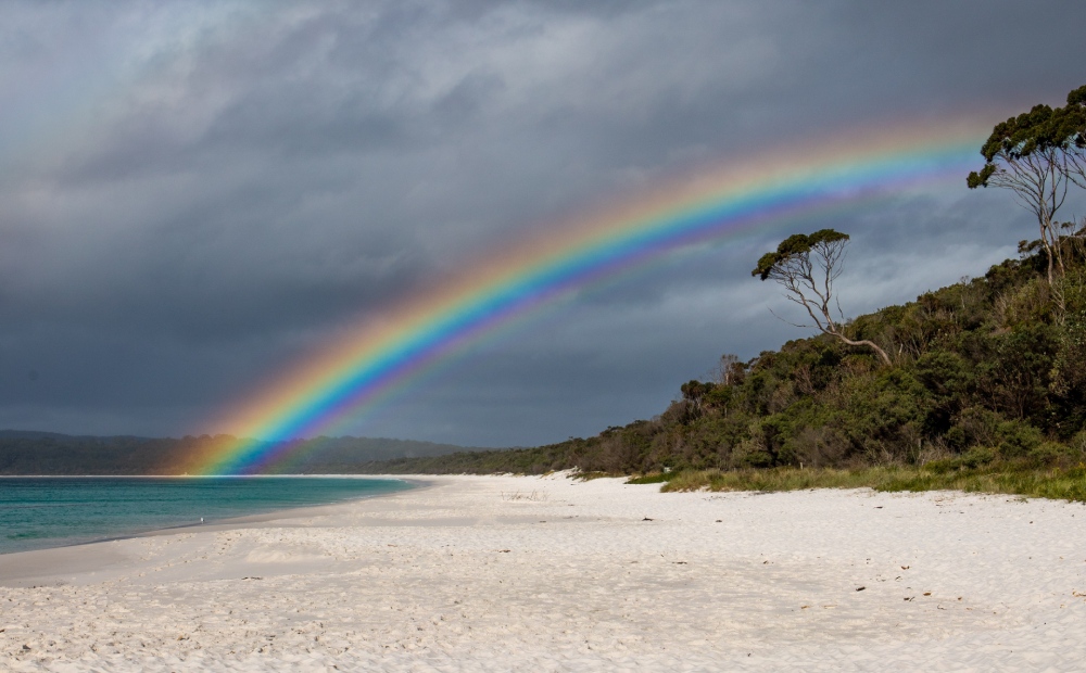 Jervis Bay rainbow, rainy days, Adobe Stock