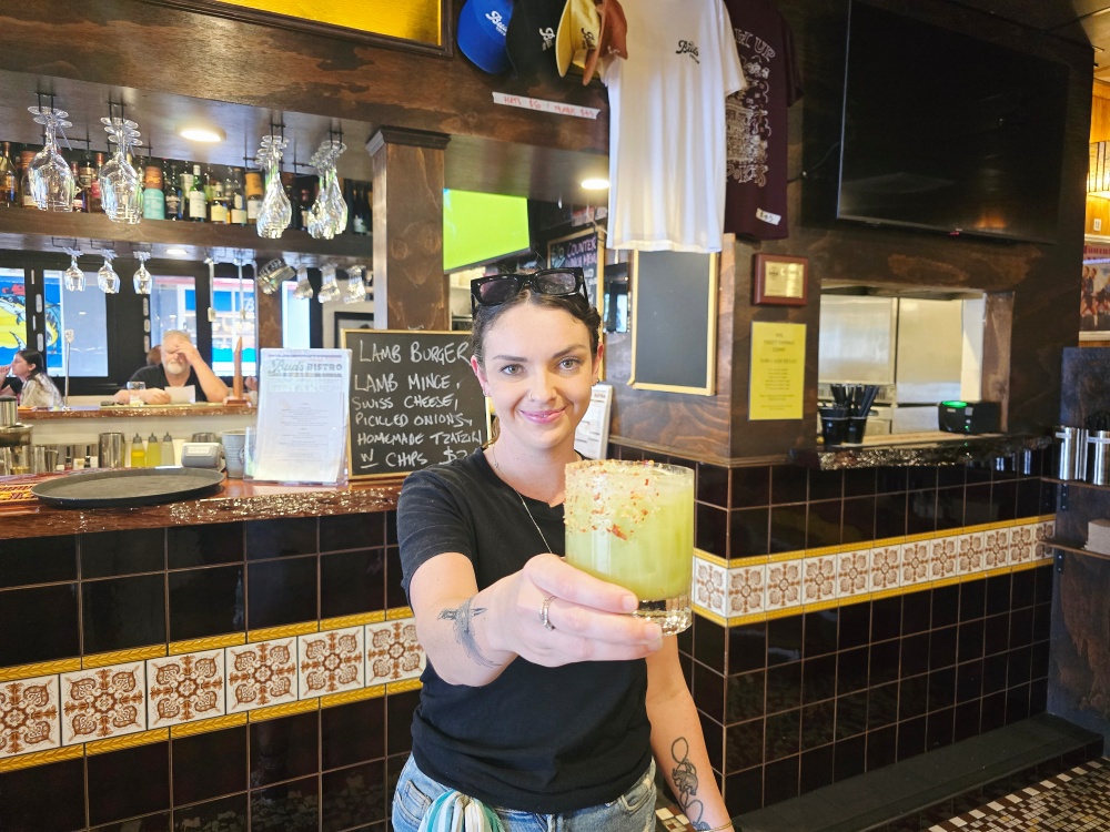 Bud's Tavern in Huskisson has created an avocado margarita for International Margarita Day. Photo Narrell Tabone