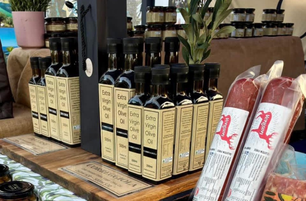 Regional producers like Kevally Olives at the Tomerong Food Hall. Photo via Facebook