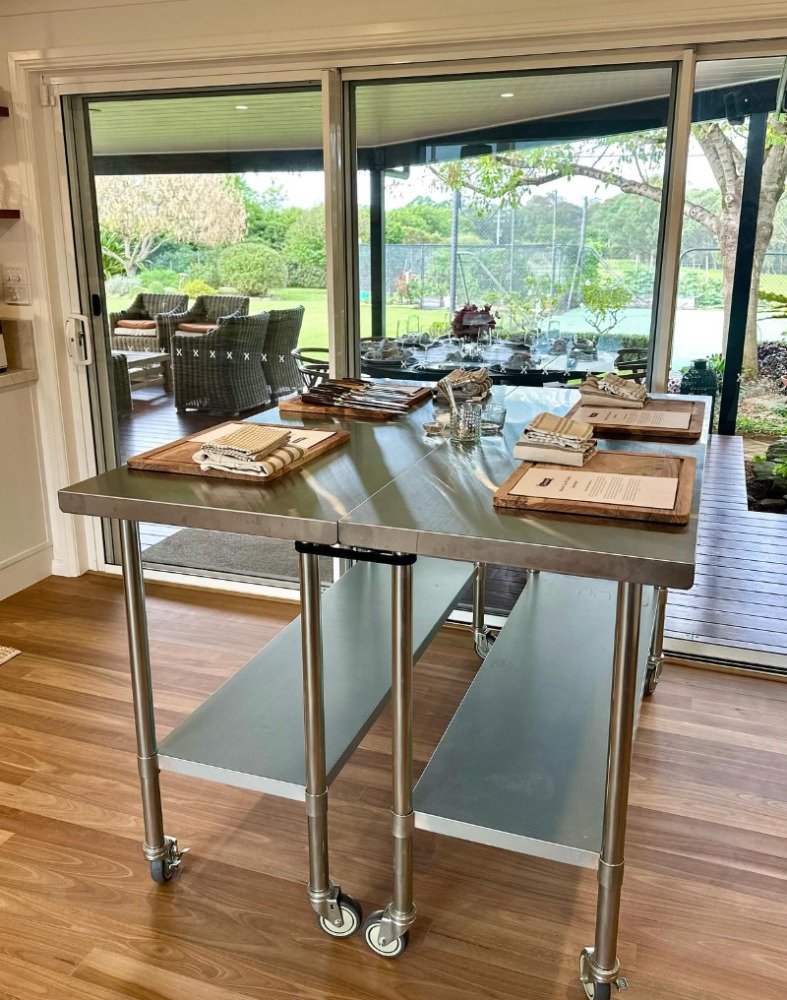 Cooking classes with Chef Justine Whitney at Carramar Kitchen & Cottage in Cambewarra.