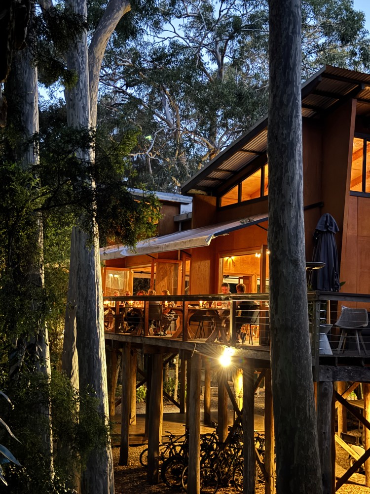 Mid-week Chef's TAble dining is fresh and inventive at The Gunyah Restaurant at Paperbark Camp