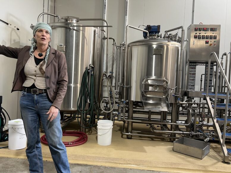 Dr Pia Winberg at PhycoHealth talks about adapting equipment from other industries in her seaweed factory.
