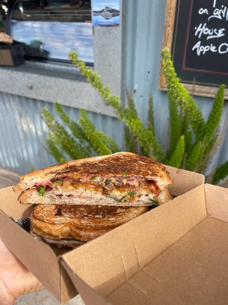 Punch the Ploughman Nowra creates classic toasties in the CBD. 