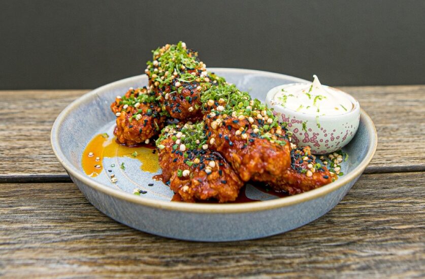 Wings & Whiskey Wednesdays at Bannisters roof top bar in Mollymook during the Autumn Celebration of Food.