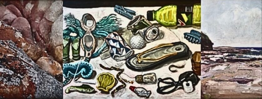 Shoreline exhibition by Randall Sinnamon, Alison Mackay & Richard Morecroft at Jervis Bay Brewing Co